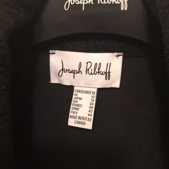 Joseph Ribkoff black and silver jacket Size 10 - Picture 2 of 12